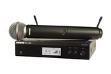 Shure - BLX24R/SM58 Wireless Handheld System with SM58 Microphone and Rack Mountable Receiver (H11: 572-596 MHz)