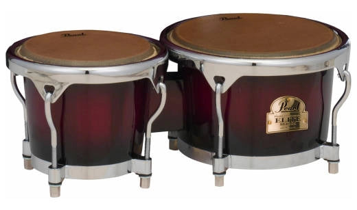 Pearl - Bongos en chêne Elite Series (7 et 9) - Merlot Burst
