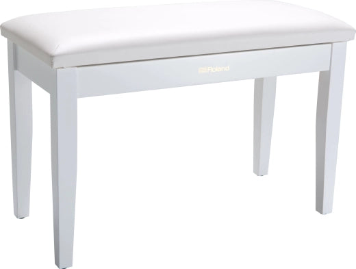Banc de piano Roland RPB-D100WH Duet avec rangement - Blanc