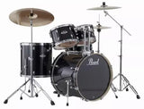 Pearl - Export EXX Kit 5 pièces avec accessoires et cymbales - Noir de jais