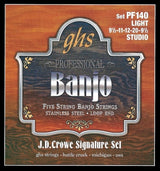 Cordes GHS - Banjo 5 cordes en acier inoxydable léger .0095 - .020