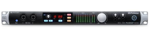 PreSonus - Interface audio à faible latence Quantum 26 entrées/32 sorties Thunderbolt 2