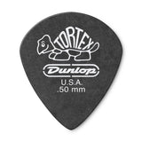 Dunlop - Tortex Pitch Black Jazz III Médiators (Lot de 12) - 0,50 mm