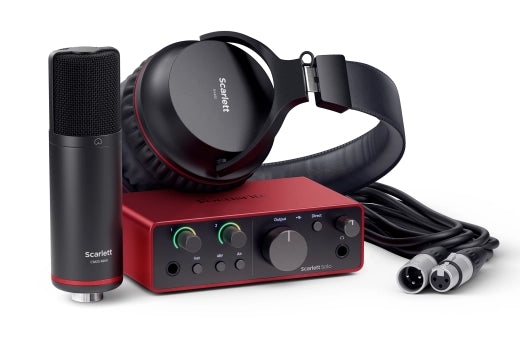 Focusrite - Scarlett Solo Studio 4th Gen with Mic and Headphones