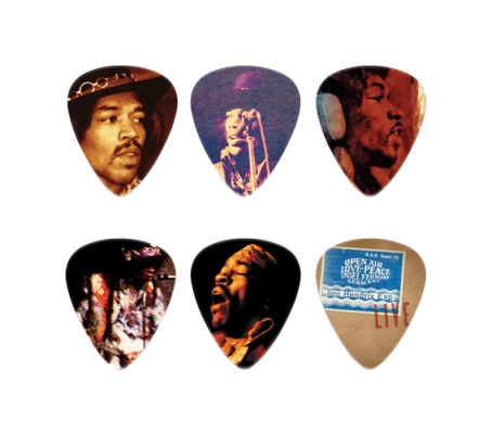 Dunlop - Jimi Hendrix Hear My Music Pick Tin - Montage
