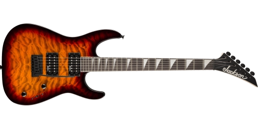 Jackson Guitars - Série JS Dinky JS20 DKQ 2PT, touche amarante - Transparent Tobacco Burst