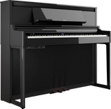 Roland - LX6 Digital Piano with Stand - Polished Ebony