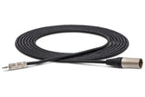 Câble microphone pour caméscope Hosa - Prise jack 3,5 mm TRS vers Neutrik XLR - 7,6 m (25 pieds)