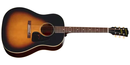 Epiphone - Guitare acoustique/électrique Banner J-45 réédition 1942 avec étui rigide - Vintage Sunburst