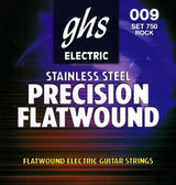 Cordes GHS - Jeu de cordes de guitare en acier inoxydable Precision Flatwound - Ultra léger
