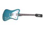 Gibson - Guitare électrique 12 cordes Firebird non inversée de 1965 avec étui - Biscay Aqua Firemist VOS