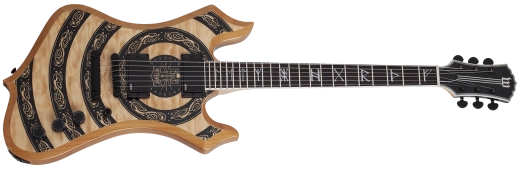 Schecter - Guitare électrique Wylde Nomad Norse Dragon - RawTop