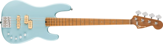 Charvel Guitars - Basse San Dimas PJ IV Pro-Mod, touche en érable caramélisé - Sonic Blue