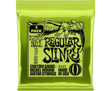 Ernie Ball - Lot de 3 cordes électriques Regular Slinky 10-46