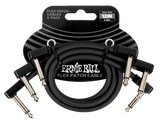 Ernie Ball - 12 Flex Patch Cable - Black (3-Pack)