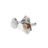 Grover - Sta-Tite Tuners 97-18 Series 18:1 Gear Ratio Vertical Set of 3+3 - Nickel