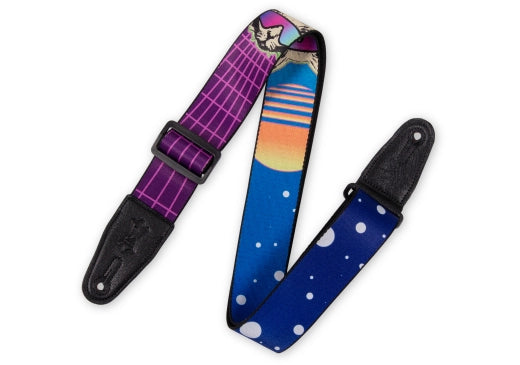 2” Polyester Guitar Strap - Cyber Cat