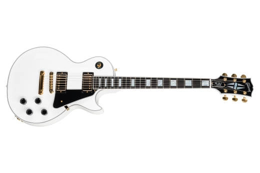 Gibson Custom Shop - Les Paul Custom Touche en ébène - Blanc alpin
