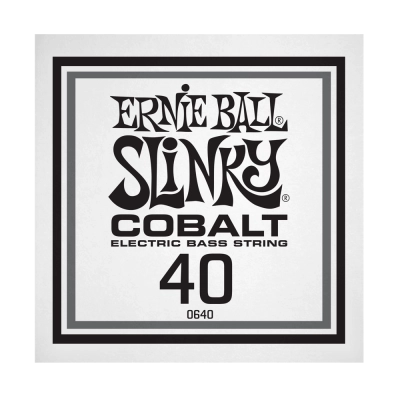 Corde simple pour basse électrique Ernie Ball .040 Cobalt Wound