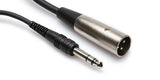 Hosa - Balanced Interconnect, 1/4 in TRS to XLR-M, 20 ft
