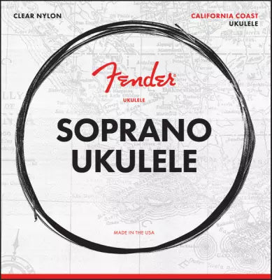 Fender - Jeu de cordes pour ukulélé soprano