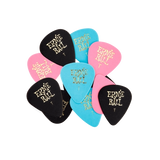Ernie Ball - Thin Assorted Colour Picks - Pack of 12