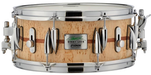 Caisse claire Sonor - Benny Greb Signature v2 - 5,75 x 13 pouces - Placage en bouleau