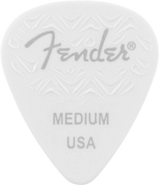 Fender - 351 Shape Wavelength Celluloid Picks, 6-Pack - Medium, White