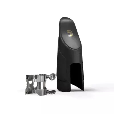 RICO par D'Addario - Ligature en H et capuchon pour clarinette en mi bémol - Plaqué argent