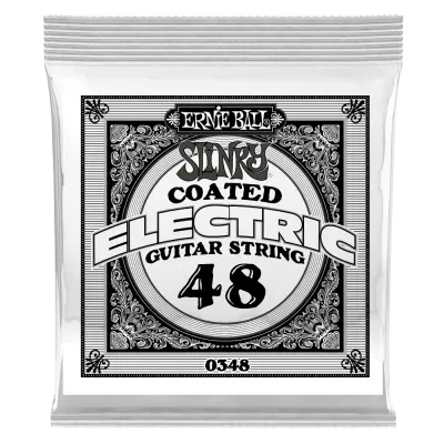 Ernie Ball - Guitare électrique à corde simple avec revêtement en nickel - 0,048 W