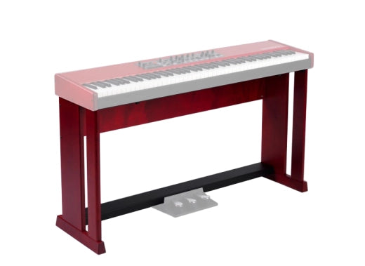Nord - Support de clavier en bois V4 - Finition rouge mate