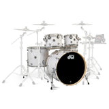 Drum Workshop - Kit de fûts DWe 5 pièces (22, 10, 12, 16, SD) - Blanc nacré marin