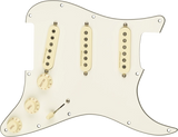 Fender - Pre-Wired Stratocaster Vintage Noiseless SSS Pickguard 11 Hole - Parchment