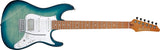Ibanez - Guitare électrique 6 cordes AZ Standard - Turquoise Burst transparent