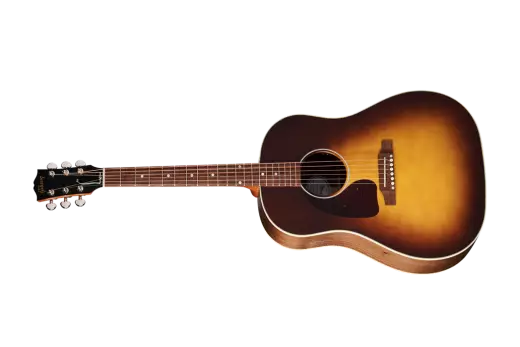 Gibson - Guitare acoustique/électrique J-45 Studio en noyer avec étui rigide - Walnut Burst (gaucher)