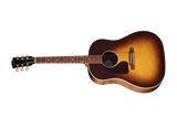 Gibson - J-45 Studio Walnut Acoustic/Electric Guitar with Hardshell Case - Walnut Burst (Left Handed)