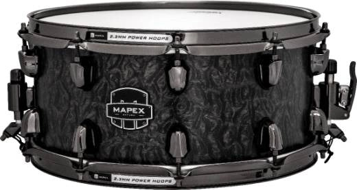 Mapex - Saturn V 14 x 6.5 inch Maple/Walnut Snare - Black