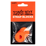Ernie Ball - Strap Blocks 4 Pack - Red