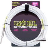 Ernie Ball - 20 Straight/Angle Instrument Cable - White