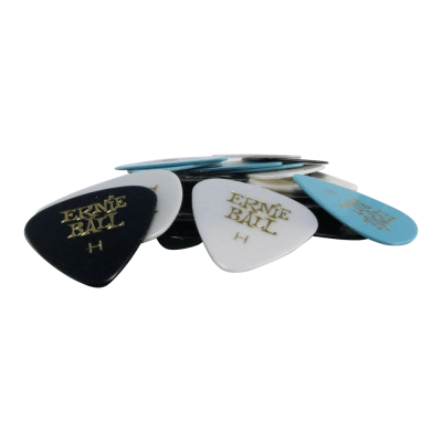 Ernie Ball - Pics de couleur assortis, lourds - Lot de 24
