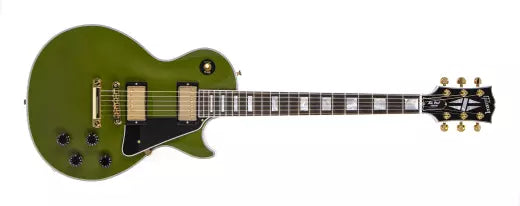 Gibson Custom Shop - Guitare électrique Les Paul Custom avec étui rigide - Ming Jade Poly