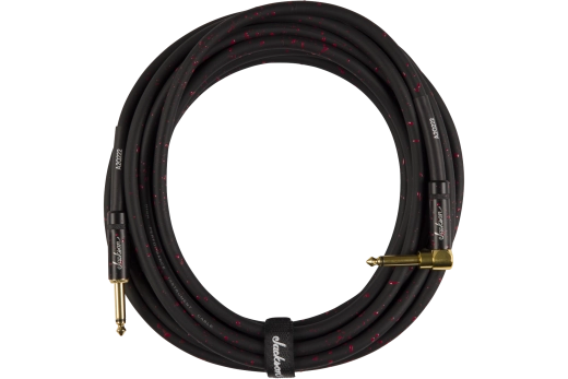 Câble haute performance Jackson Guitars, 6,66 m (21,85 pi) - Noir et rouge