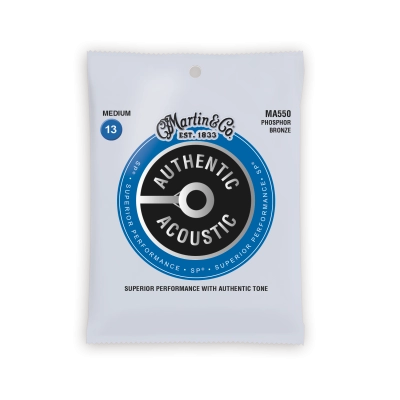 Martin - Authentic Acoustic SP 92/8 Phosphor Bronze - Cordes Medium 13-56