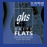 Cordes GHS - Cordes pour basse électrique Brite Flats (38 spires) - Long Scale, Medium-Light
