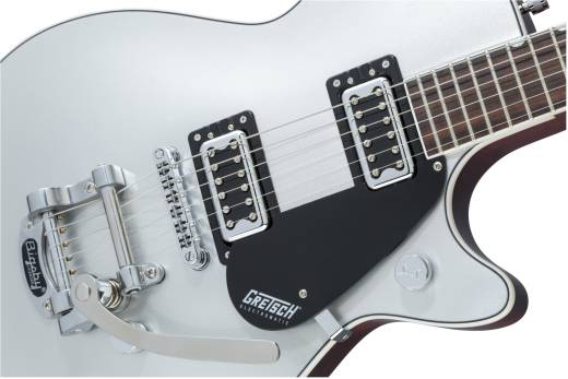 Gretsch Guitars - G5230T Electromatic Jet FT Single-Cut with Bigsby, Black Walnut Fingerboard - Airline Silver