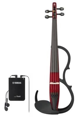 Yamaha - YSV104 Silent Violin, 4 String - Passionate Red
