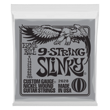 Ernie Ball - Ensemble de guitare électrique 9 cordes Slinky 9-105
