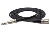 Hosa - REAN Câble d'interconnexion symétrique professionnel TRS 6,35 mm vers XLR3M - 3