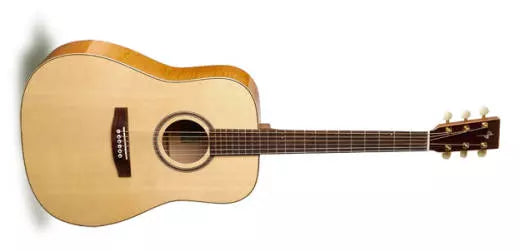 Simon and Patrick - Showcase Acoustic Dreadnought withCase - Flame Maple