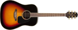 Takamine - Dreadnought Acoustic Table en palissandre/épicéa - Brown Sunburst Gloss